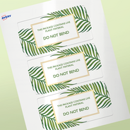 Professional Printed Rectangle Labels