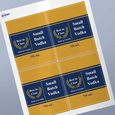 Professional Printed Rectangle Labels