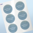 Professional Printed Starburst Labels