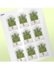 Professional Printed Arched Labels