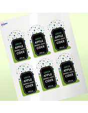Professional Printed Arched Labels