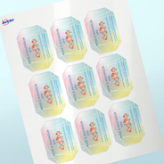 Professional Printed Emerald Labels