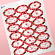 Professional Printed Oval Labels