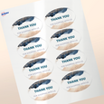 Professional Printed Oval Labels