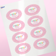 Professional Printed Scalloped Labels