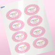 Professional Printed Scalloped Labels
