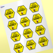 Professional Printed Hexagon Labels