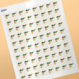 Professional Printed Square Labels