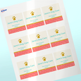Professional Printed Square Labels