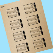 Étiquettes rectangulaires