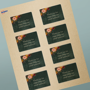 Professional Printed Rectangle Labels