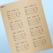 Professional Printed Rectangle Labels