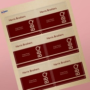 Professional Printed Rectangle Labels