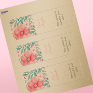 Professional Printed Rectangle Labels