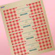 Professional Printed Rectangle Labels