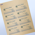 Professional Printed Rectangle Labels