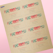 Professional Printed Rectangle Labels