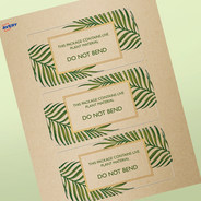 Professional Printed Rectangle Labels
