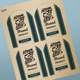 Professional Printed Arched Labels