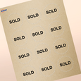 Professional Printed Starburst Labels