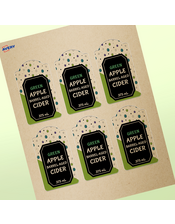 Professional Printed Arched Labels