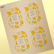 Professional Printed Emerald Labels
