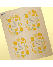 Professional Printed Emerald Labels