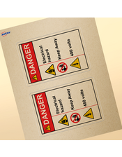 Professional Printed Rectangle Labels