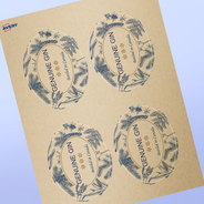 Professional Printed Oval Labels