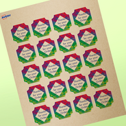 Professional Printed Square Labels