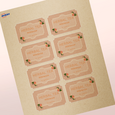 Professional Printed Rectangle Labels