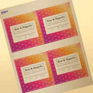 Professional Printed Square Labels