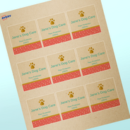 Professional Printed Square Labels