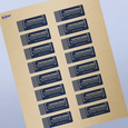 Professional Printed Rectangle Labels