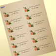 Professional Printed Rectangle Labels