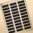 Professional Printed Rectangle Labels