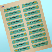 Professional Printed Rectangle Labels