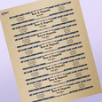 Professional Printed Rectangle Labels