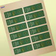 Professional Printed Rectangle Labels