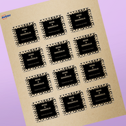 Étiquettes rectangulaires