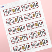 Professional Printed Rectangle Labels