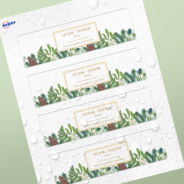 Professional Printed Rectangle Labels