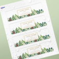 Professional Printed Rectangle Labels