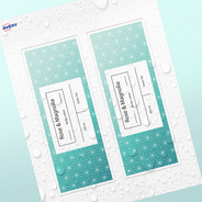 Professional Printed Rectangle Labels