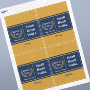 Professional Printed Rectangle Labels