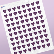 Professional Printed Heart Labels