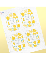 Professional Printed Emerald Labels