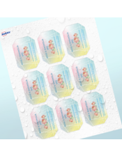 Professional Printed Emerald Labels