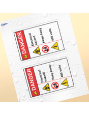 Professional Printed Rectangle Labels