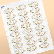 Professional Printed Oval Labels